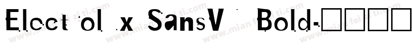 Electrolux SansVN Bold字体转换